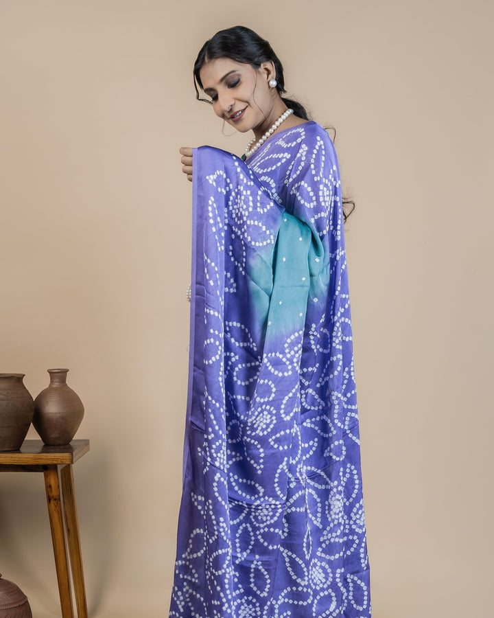 Maayro Bandhani Saree  | SHOBITAM
