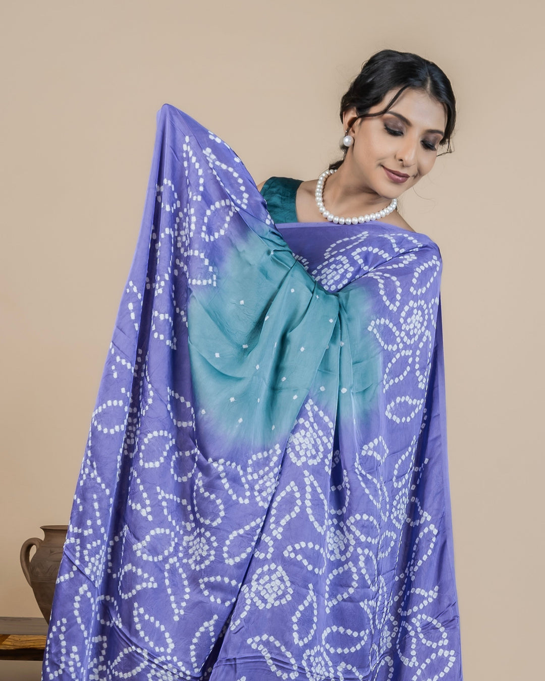 Maayro Bandhani Saree  | SHOBITAM