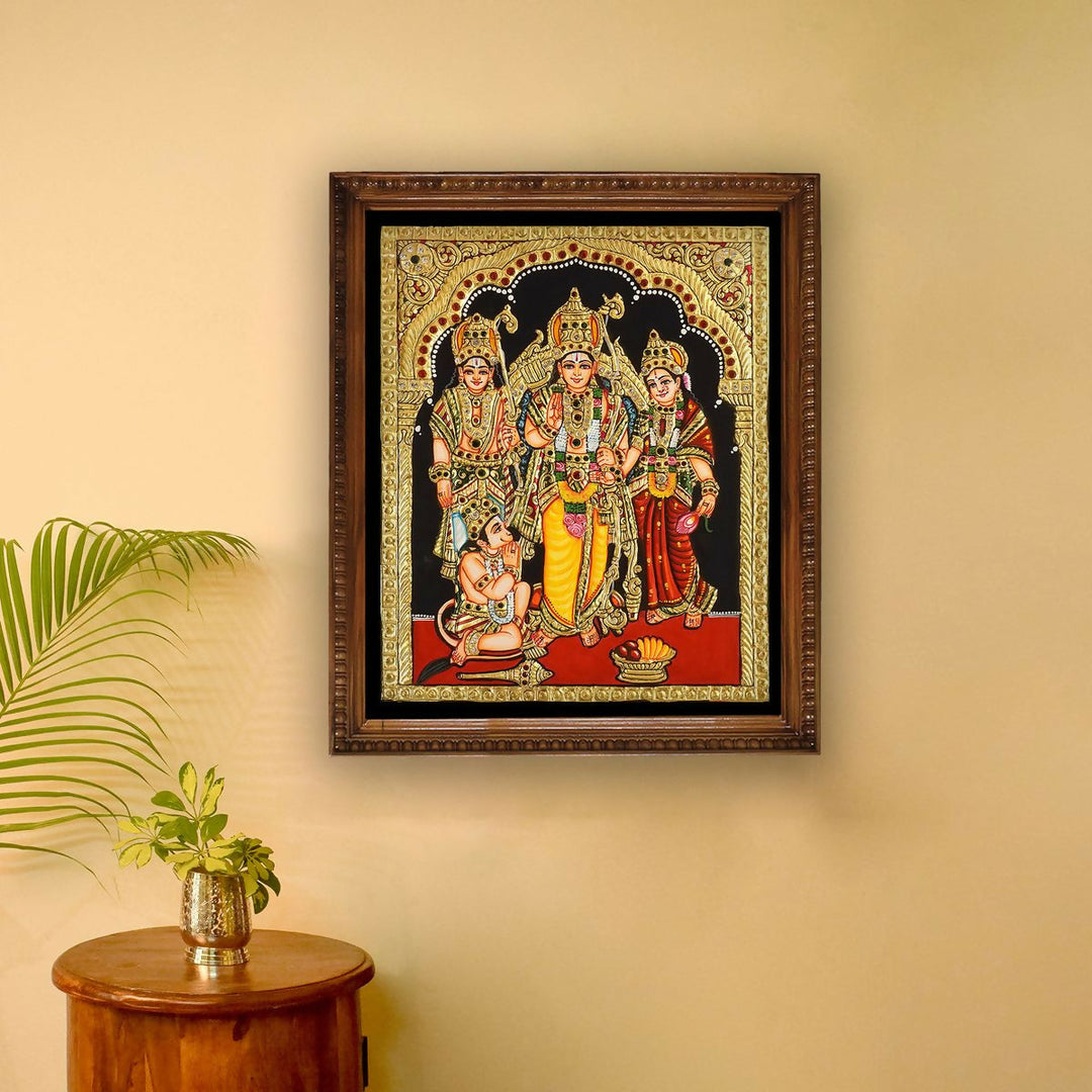 TANJORE PAINITING KODANDARAMA 12*10 | SHOBITAM