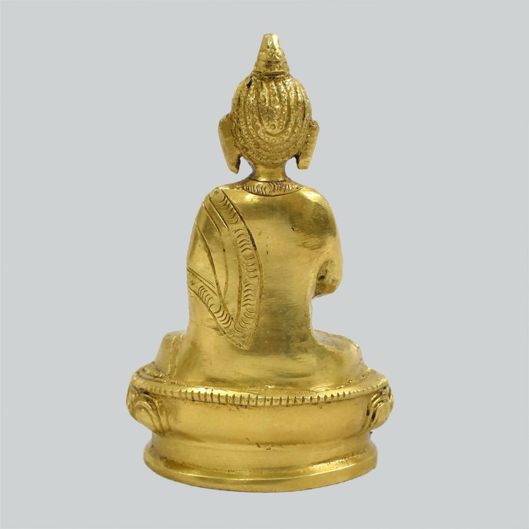 BRASS BUDDHA IDOL 5*3*2 | SHOBITAM