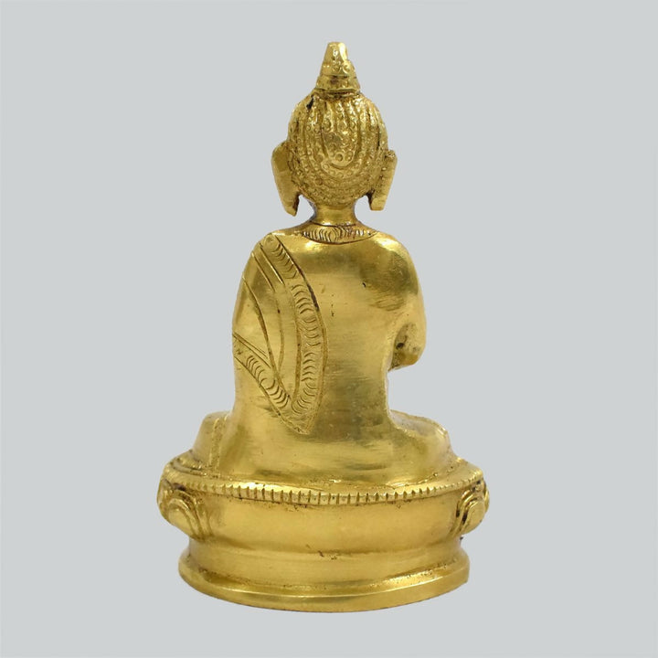 BRASS BUDDHA IDOL 5*3*2 | SHOBITAM