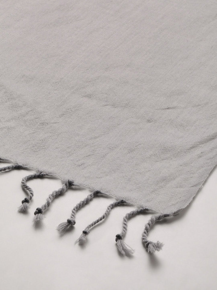 Handloom Jamdani Marino Wool Stole | SHOBITAM
