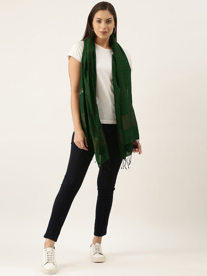 Handloom Jamdani Cotton Stole | SHOBITAM
