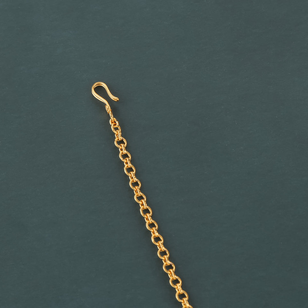 Pure 92.5 Silver Fish Hook Back Chain | SHOBITAM