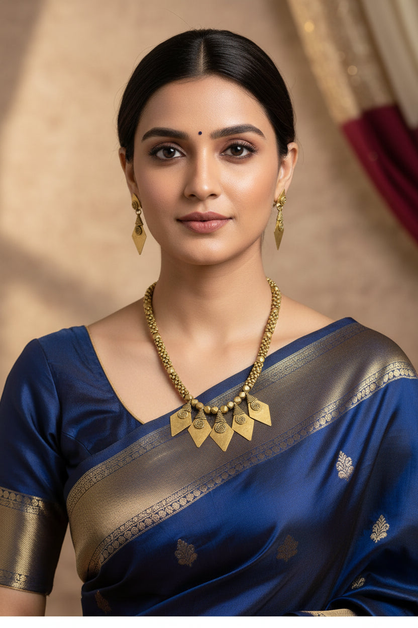 Brass Orissa Tribal Jewellery Set | SHOBITAM