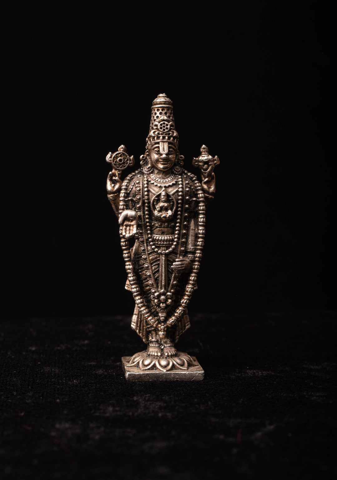 Pure 92.5 Silver Balaji 3D Idol 2.5"