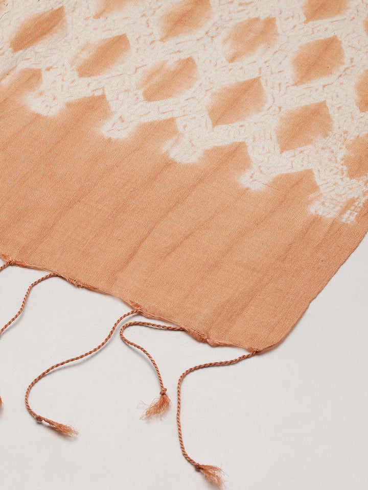 Hand woven Shibori Silk Stole for women | SHOBITAM