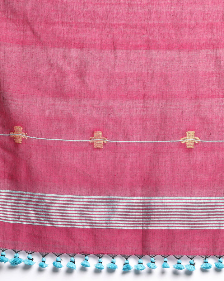 Handloom Jamdani Cotton Dupatta | SHOBITAM