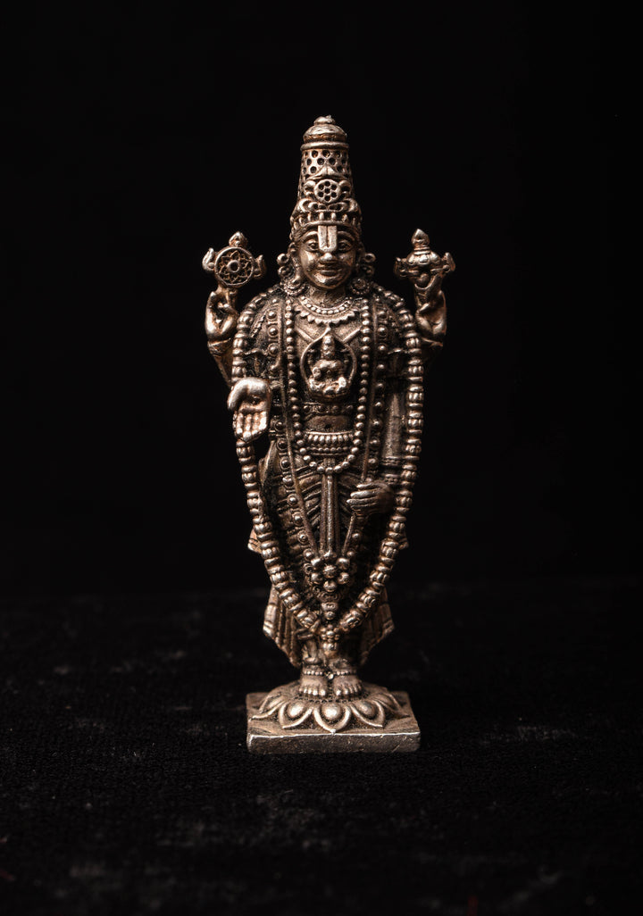 Pure 92.5 Silver Balaji 3D Idol 2.5"