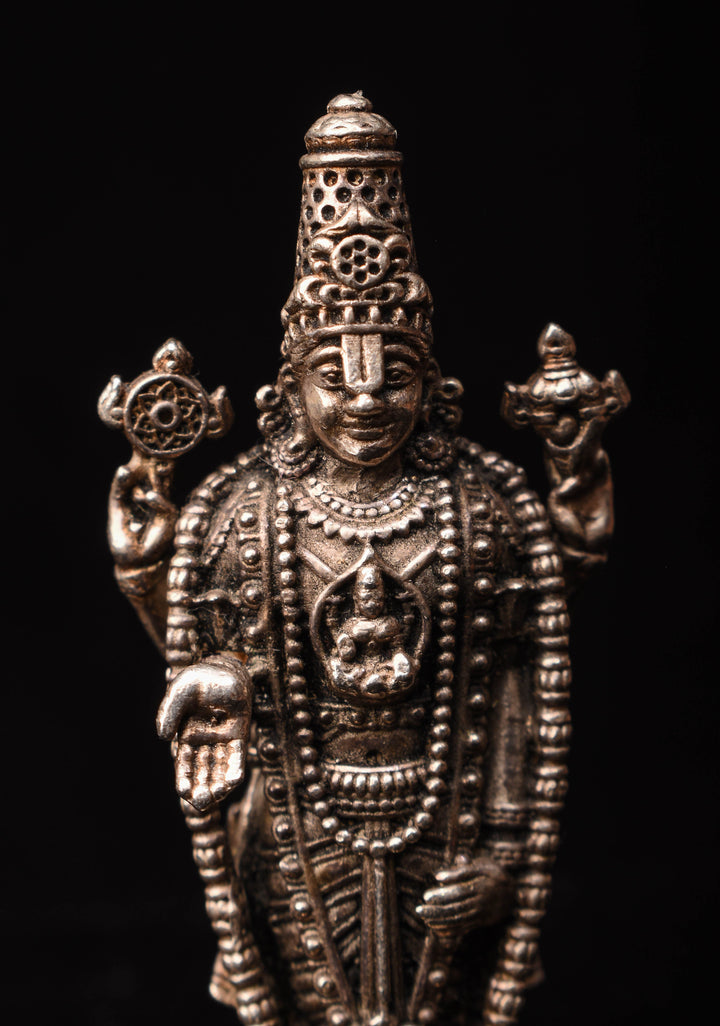 Pure 92.5 Silver Balaji 3D Idol 2.5"
