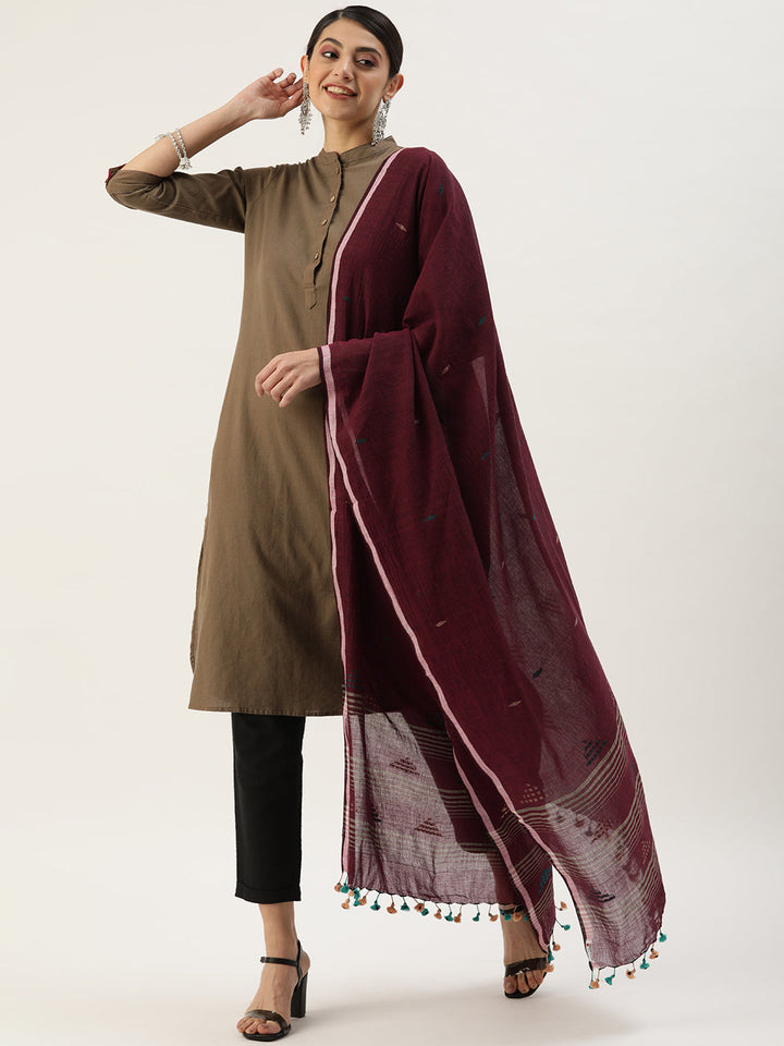 Jamdani Mul Cotton Dupatta | SHOBITAM