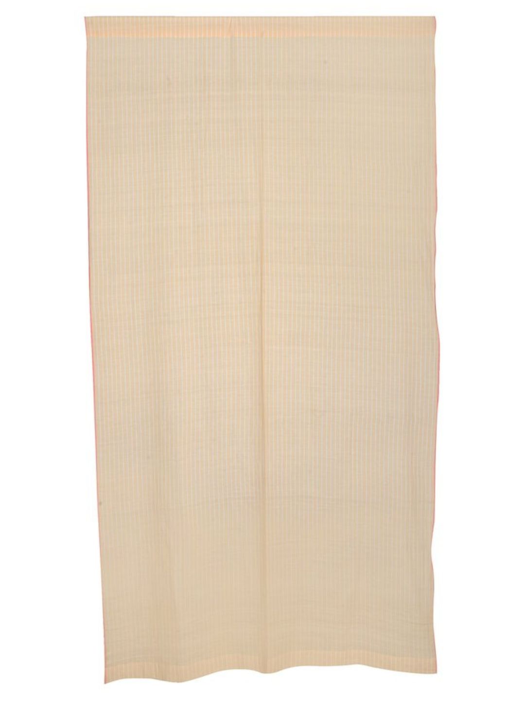 Beige Mul Cotton Door Curtain- Single Panel | SHOBITAM