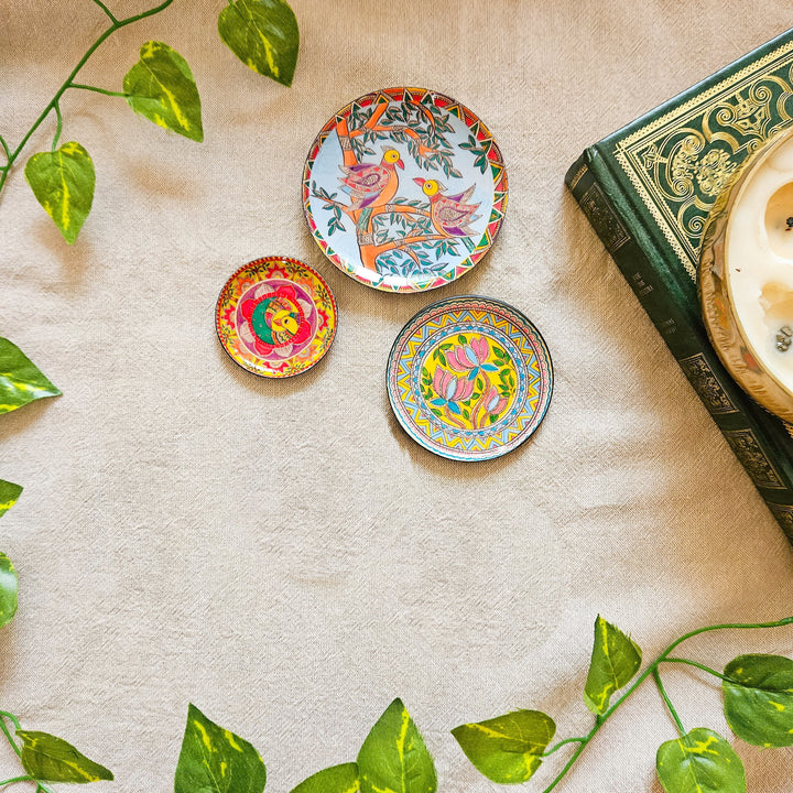 Madhubani Fridge Magnet Set of 3