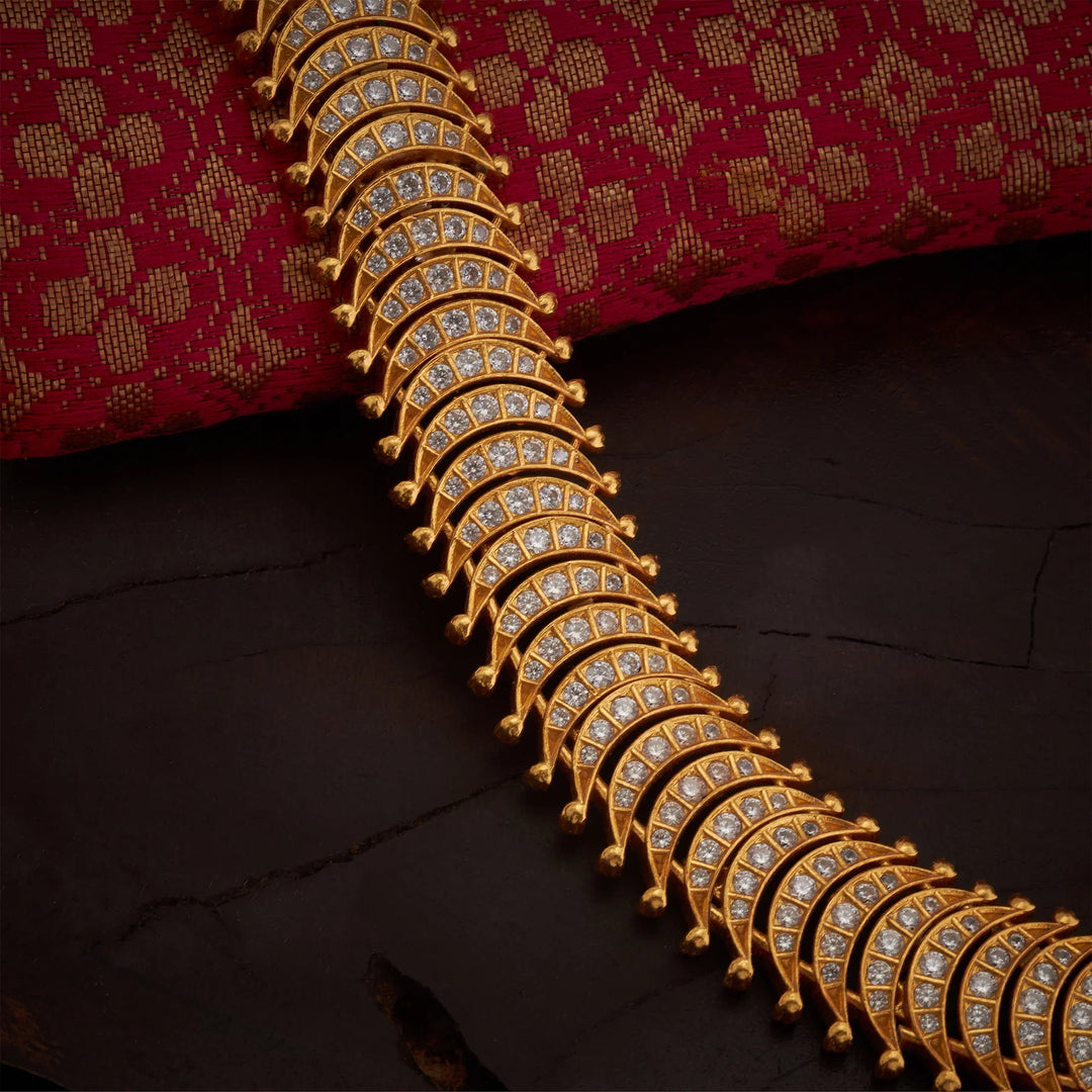 Pure 92.5 Silver, Gold Plated Kairipushpa Necklace