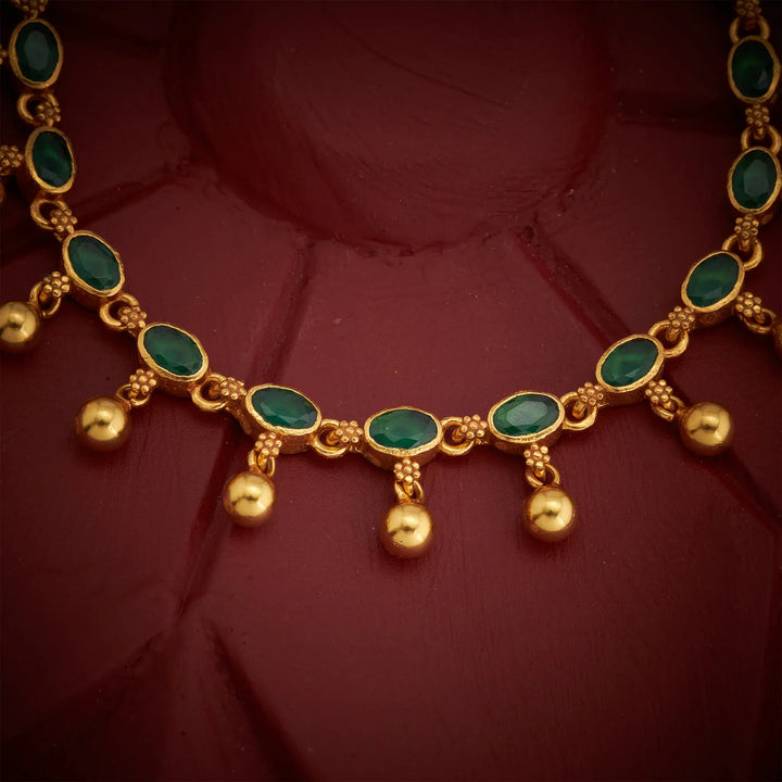 Pure 92.5 Silver, Gold Plated Virdora Strand