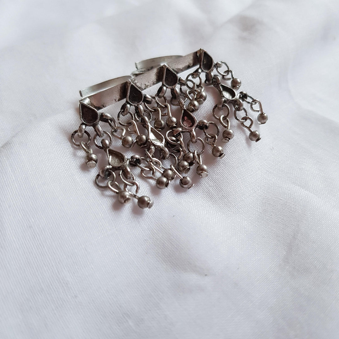 Silver Drop Ring | SHOBITAM