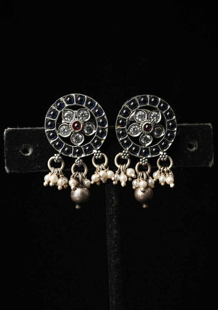 92.5 Pure Silver, Lavika Oxidised Drops