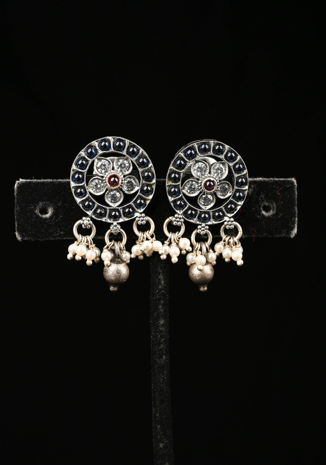 92.5 Pure Silver, Lavika Oxidised Drops