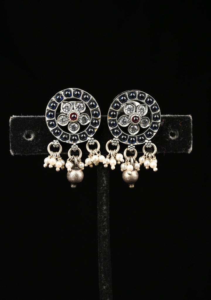 92.5 Pure Silver, Lavika Oxidised Drops