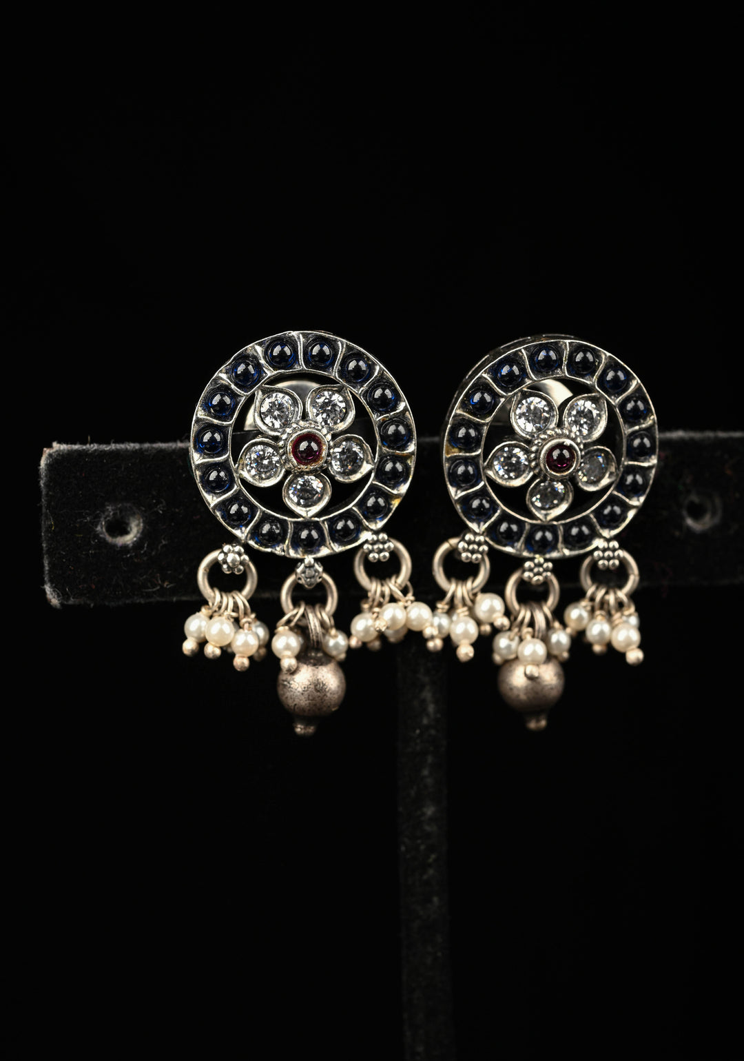 92.5 Pure Silver, Lavika Oxidised Drops
