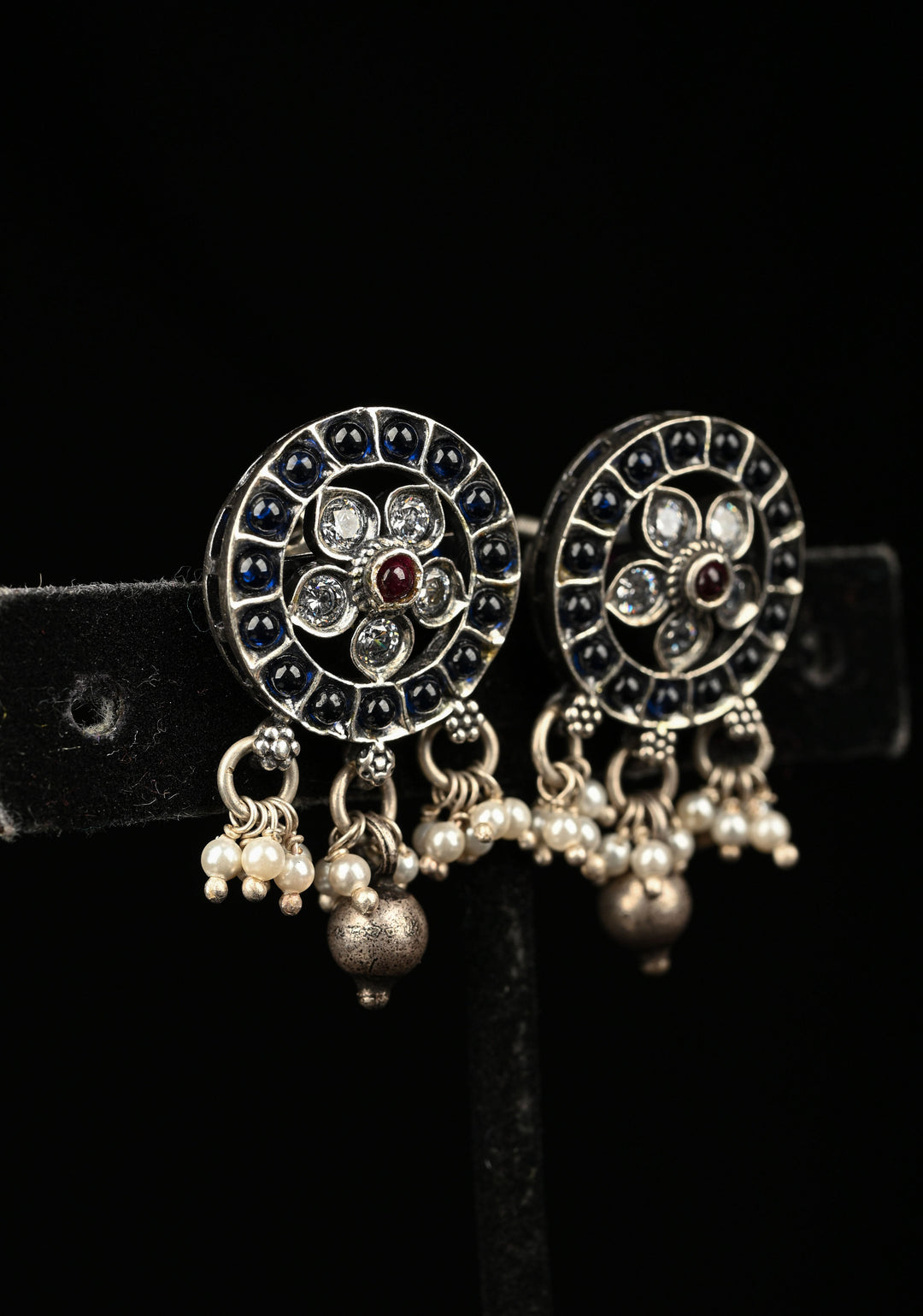 92.5 Pure Silver, Lavika Oxidised Drops