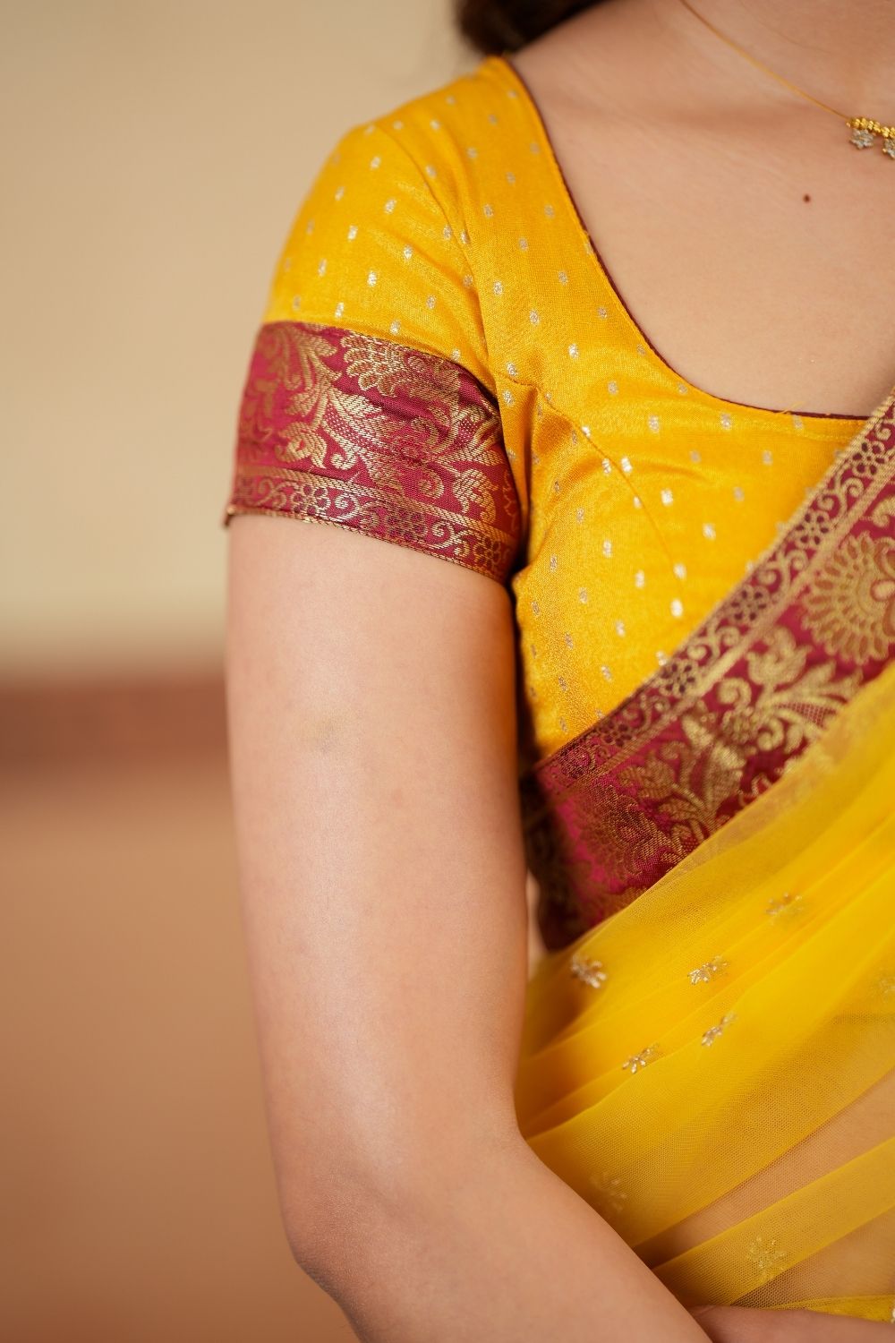 Rithanya Yellow Halfsaree (Set of 3) | SHOBITAM