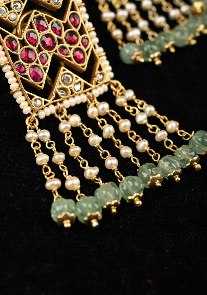 92.5 Pure Silver, Divani Jadau  Earrings