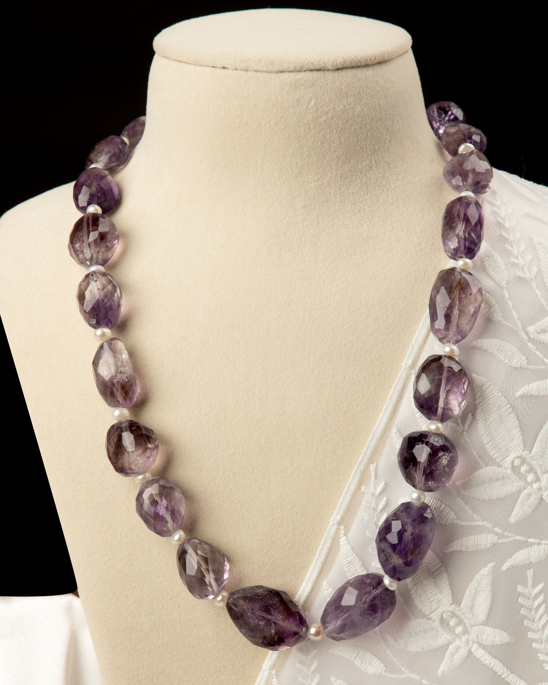 The Signature Amethyst Mala, Dark Lavender edition | SHOBITAM