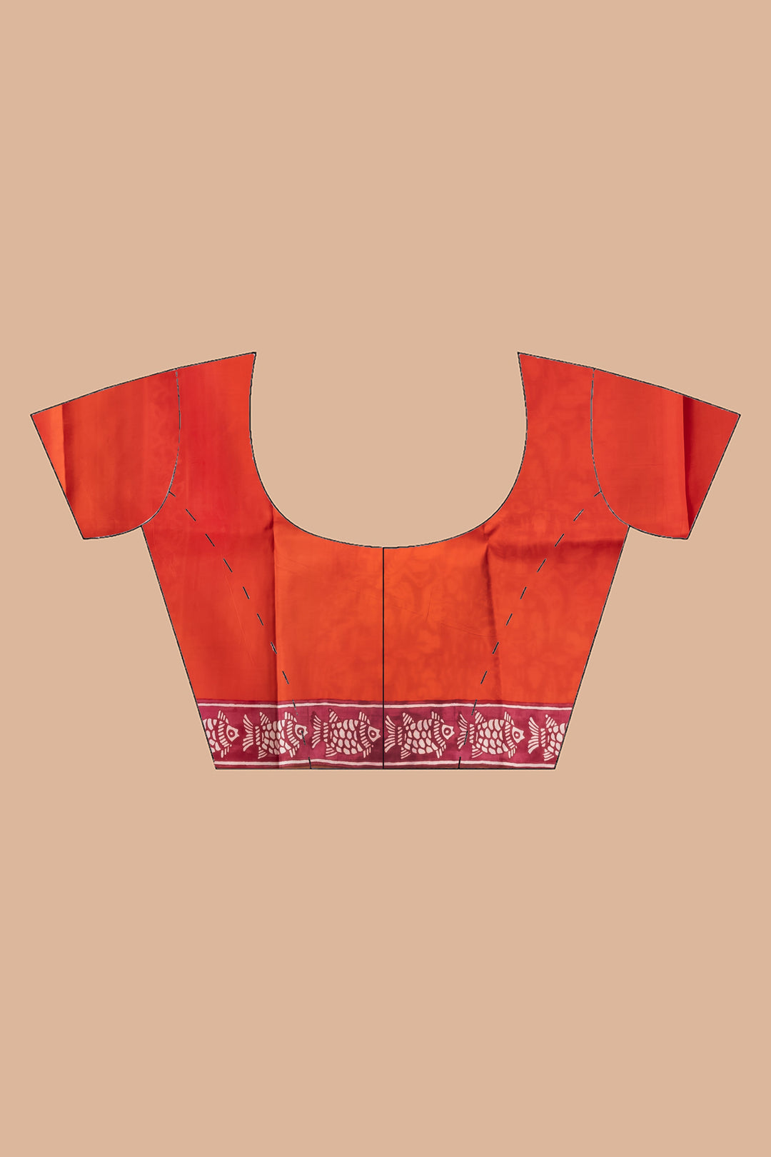 Ganga jamuna majenta printed pure silk  | SILK MARK CERTIFIED | SHOBITAM