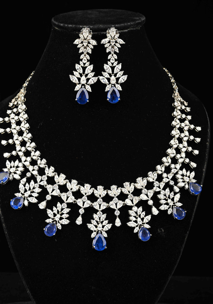Pure 92.5 Silver, Reshmin Long Necklace Set