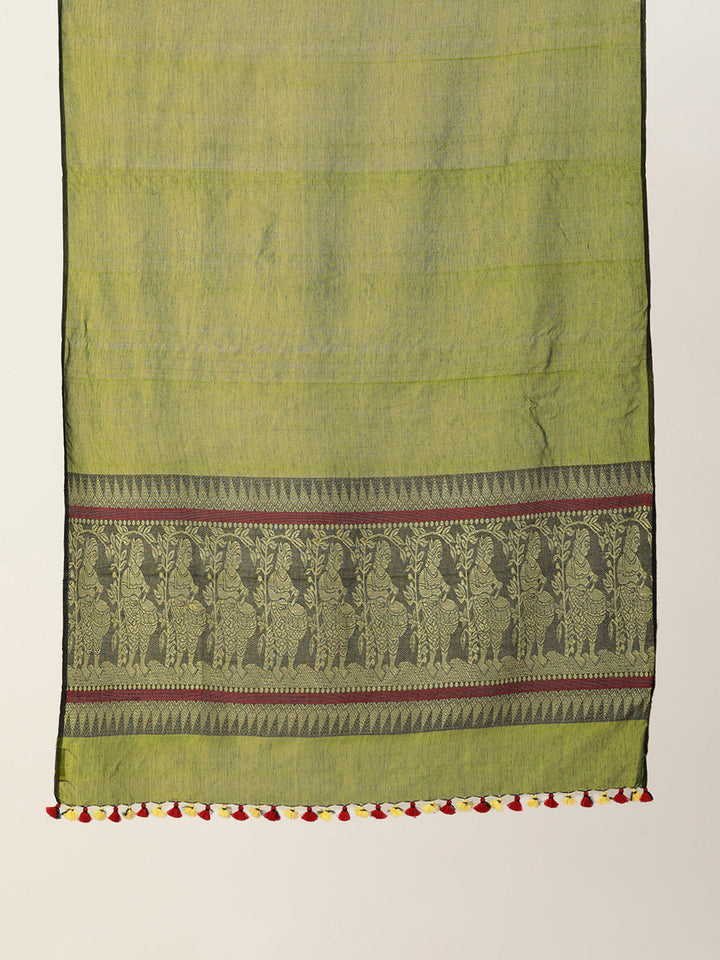 Handloom Baluchari Silk Dupatta | SHOBITAM