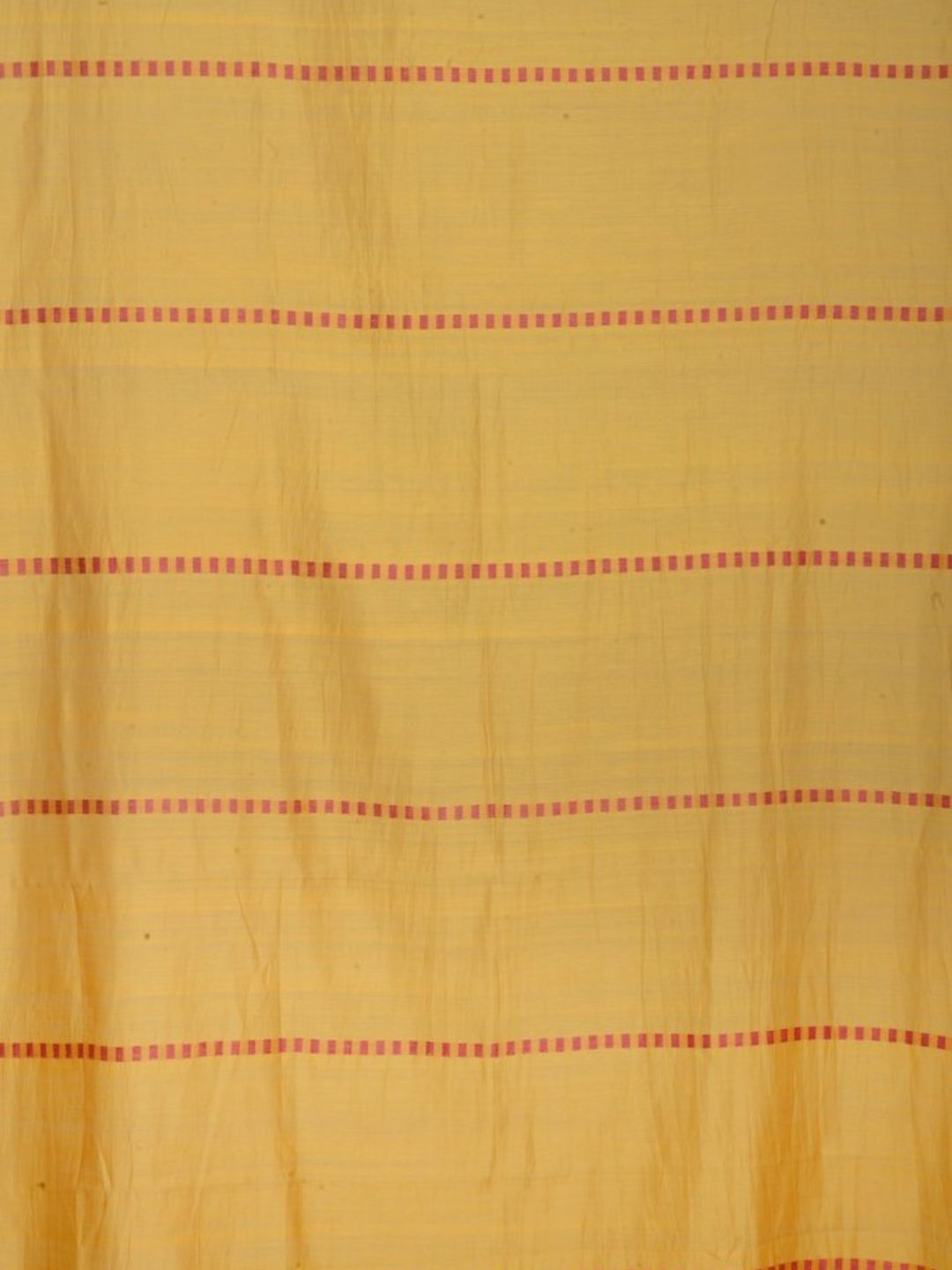 Yellow Silk Cotton Door Curtain- Single Panel | SHOBITAM