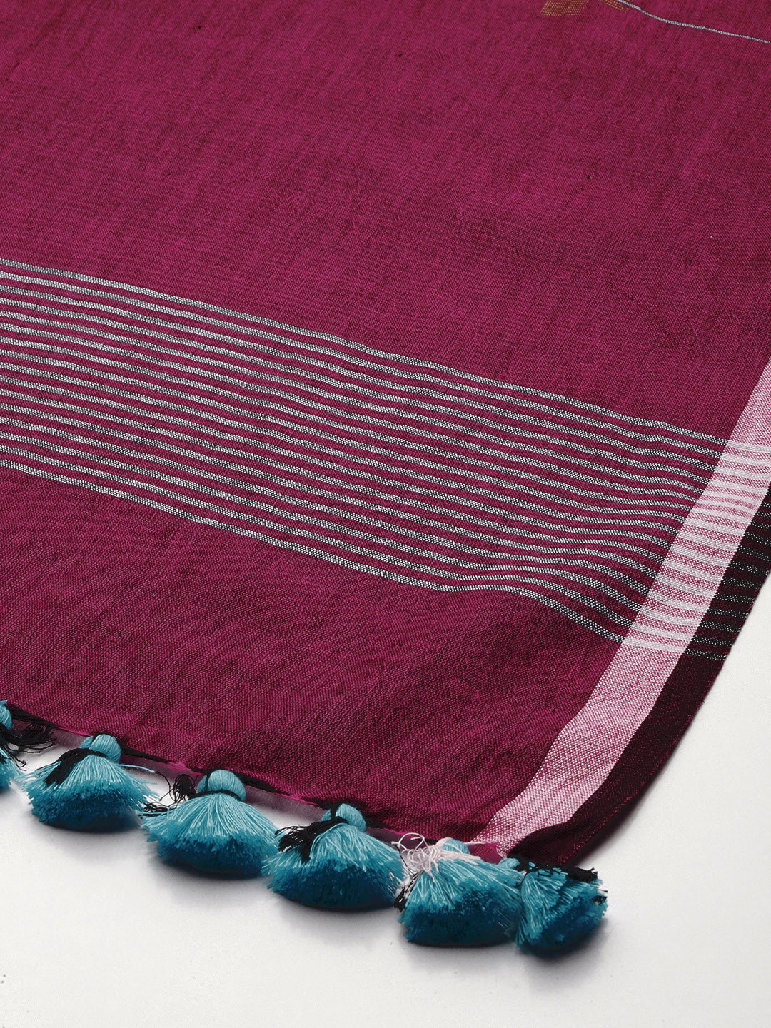 Handloom Jamdani Cotton Dupatta | SHOBITAM