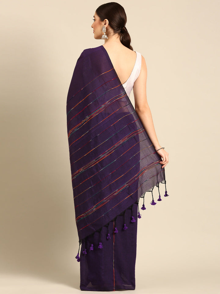 Pure Cotton Saree with Blouse piece | SHOBITAM