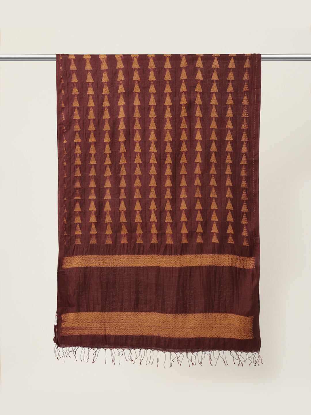 Hand Woven Shibori Silk Dupatta | SHOBITAM