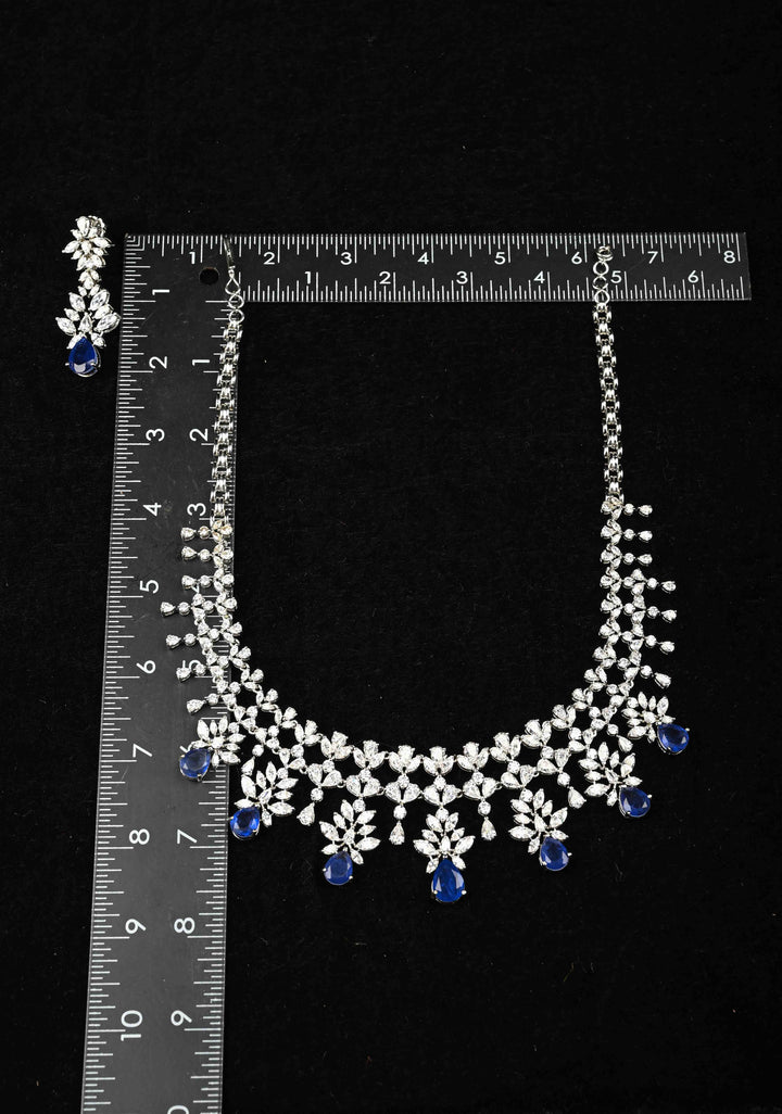 Pure 92.5 Silver, Reshmin Long Necklace Set