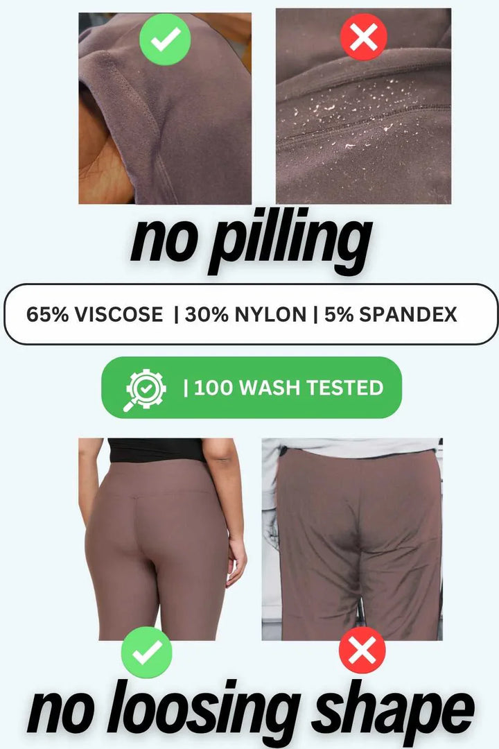 Plus Size Brownish Gray Tummy Shaper Flare Pants For Women | Made to Order