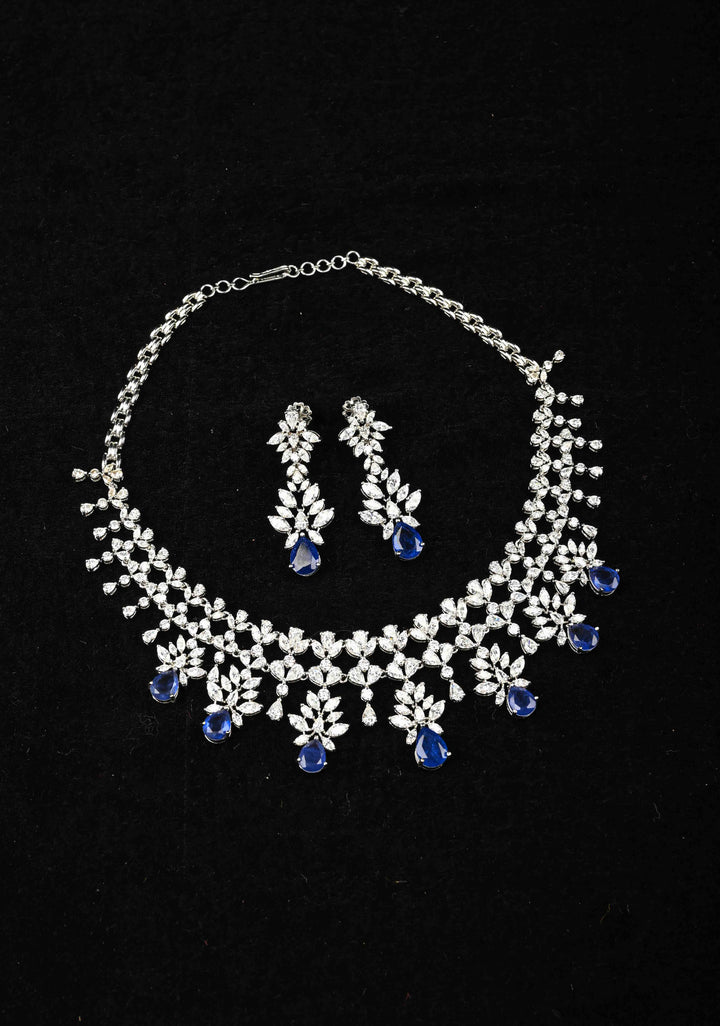 Pure 92.5 Silver, Reshmin Long Necklace Set
