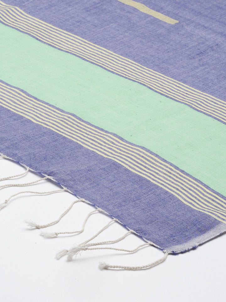 Handloom Jamdani Cotton Stole | SHOBITAM