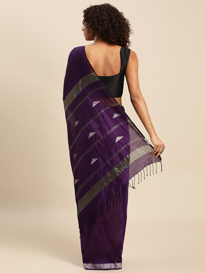 Handloom Jamdani Cotton Saree | SHOBITAM