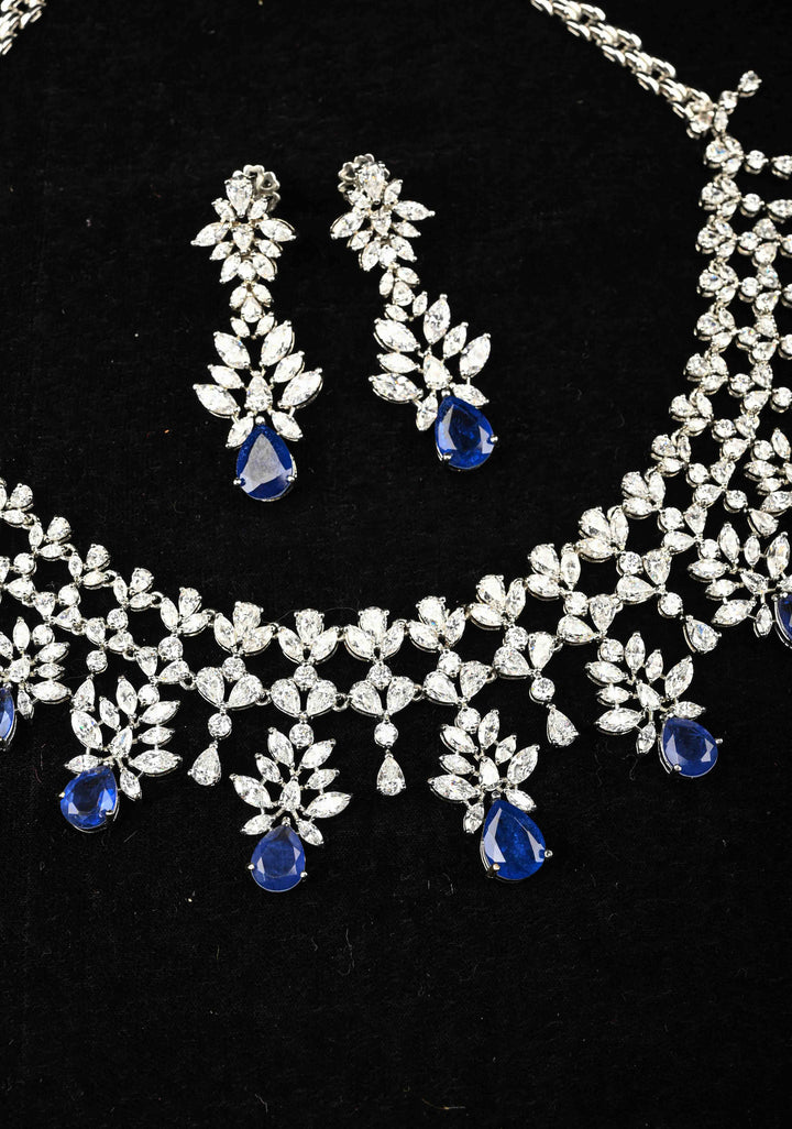 Pure 92.5 Silver, Reshmin Long Necklace Set