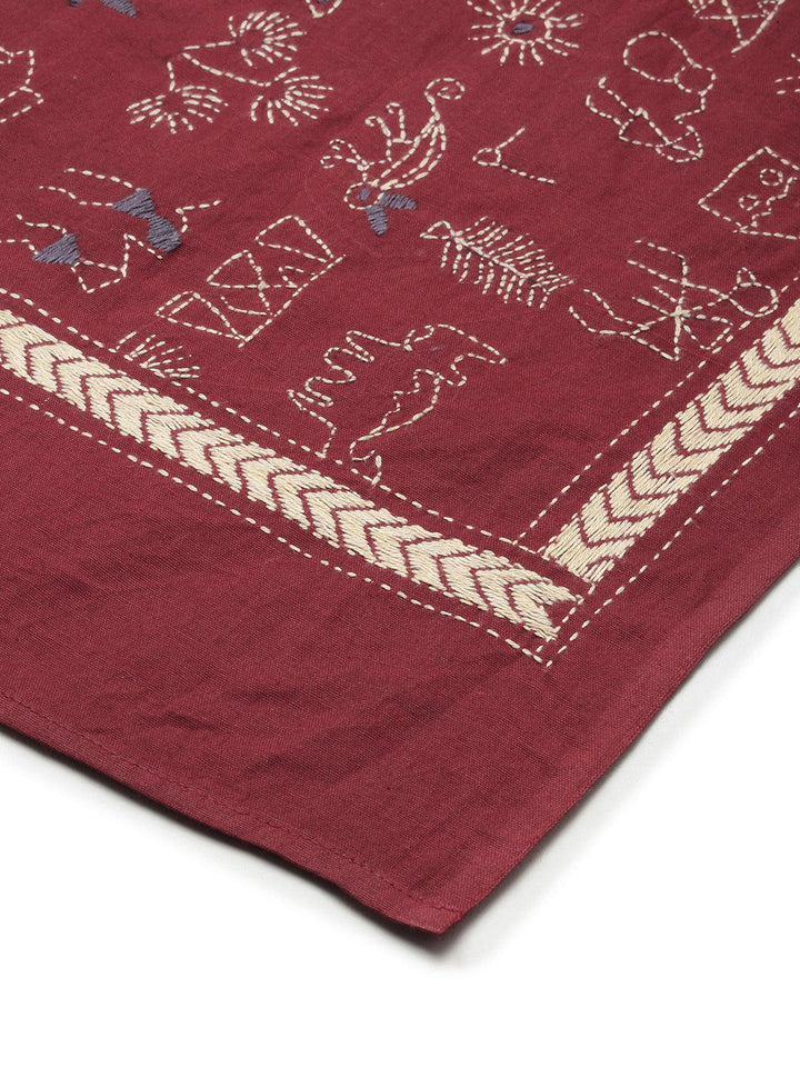 Kantha Cotton Dupatta | SHOBITAM