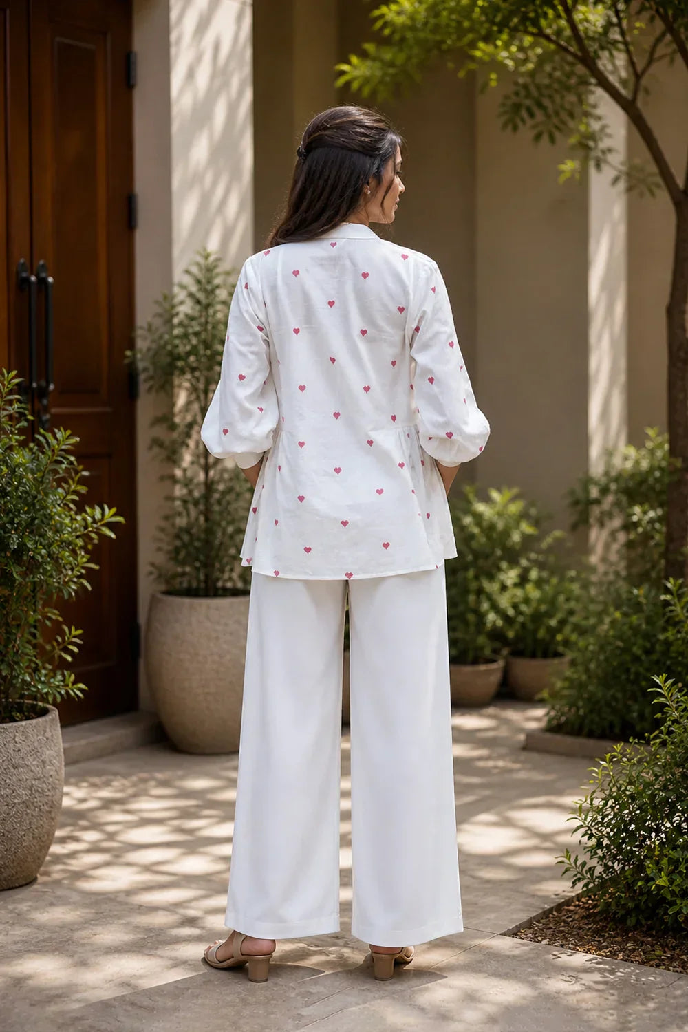 Scarlet Bloom South Cotton Top | SHOBITAM