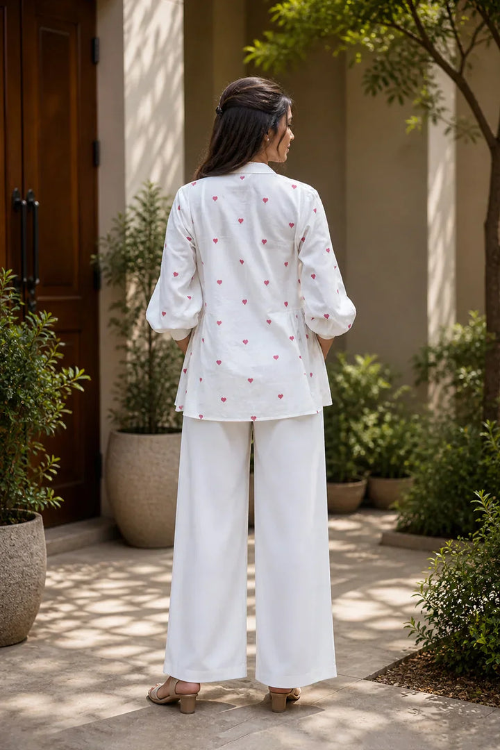 Scarlet Bloom South Cotton Top | SHOBITAM