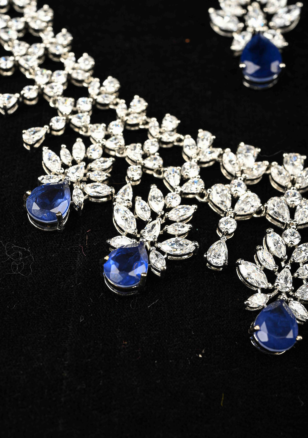 Pure 92.5 Silver, Reshmin Long Necklace Set