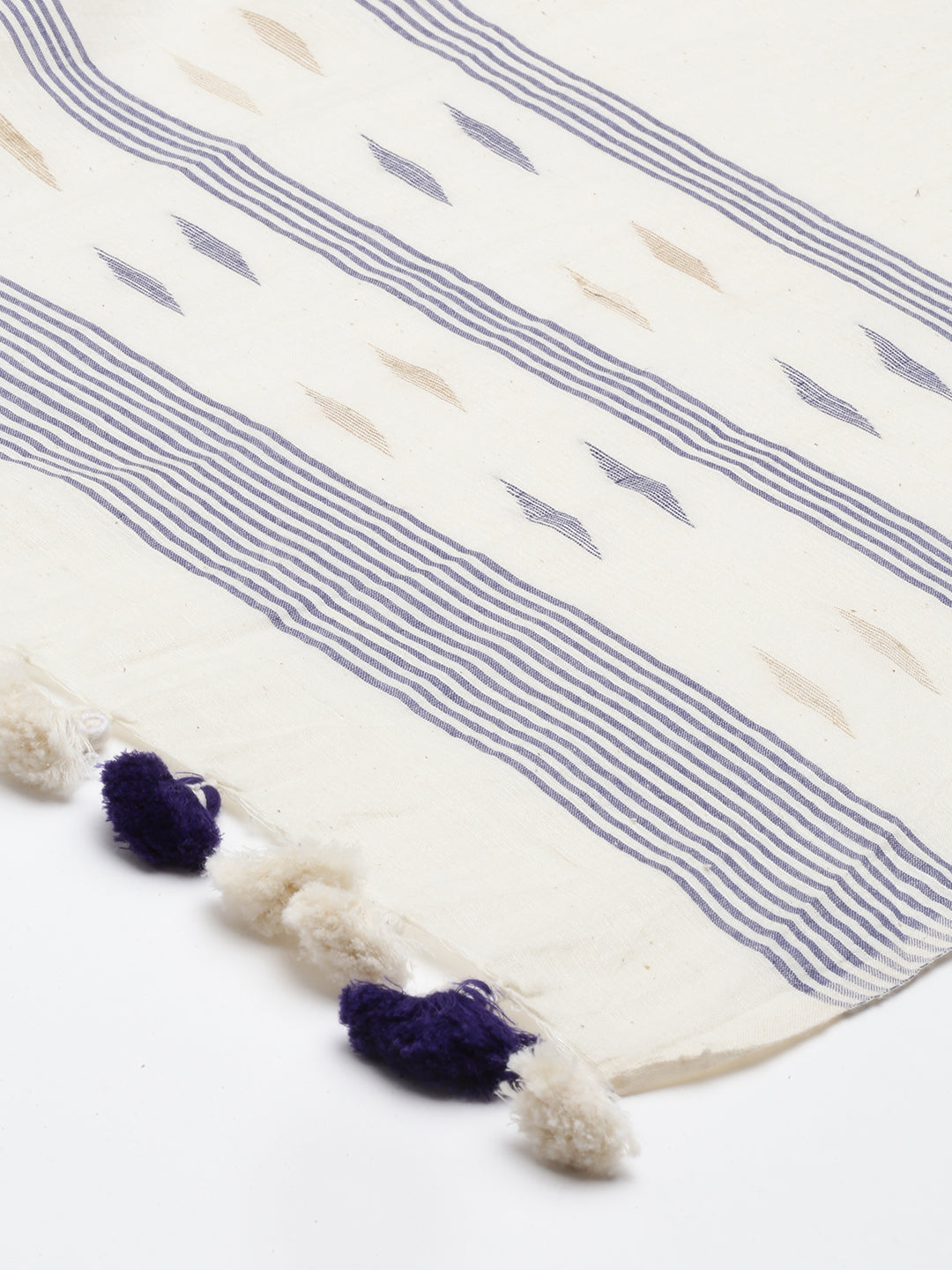 Handloom Jamdani Cotton Stole | SHOBITAM