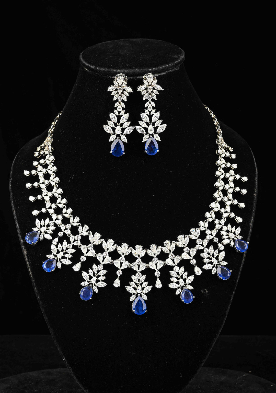 Pure 92.5 Silver, Reshmin Long Necklace Set