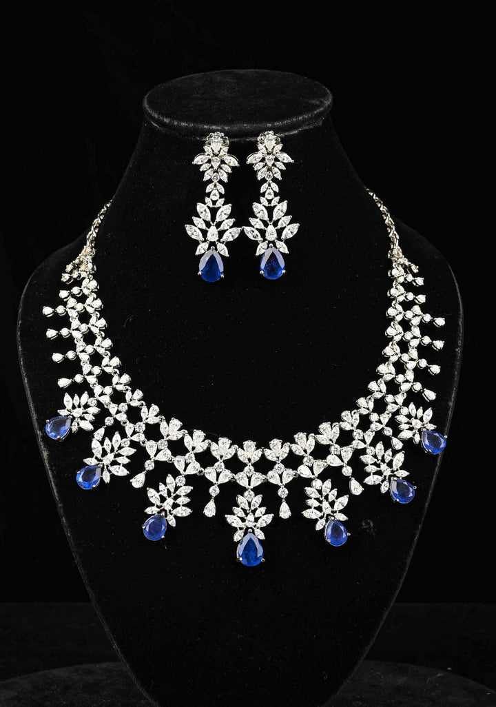 Pure 92.5 Silver, Reshmin Long Necklace Set