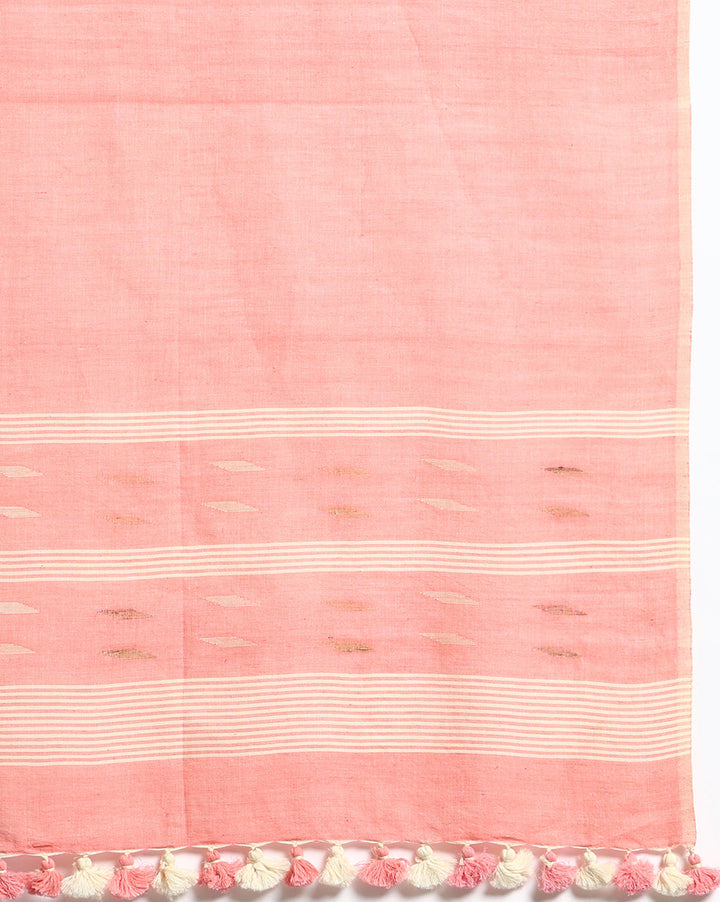 Handloom Jamdani Cotton Stole | SHOBITAM