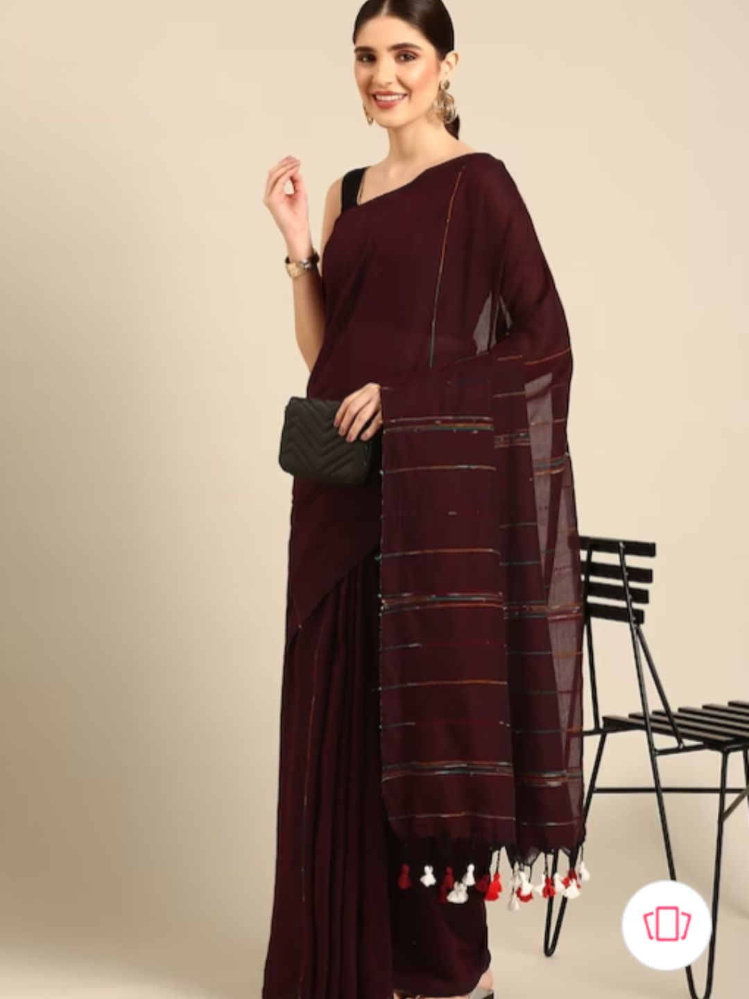 Pure Cotton Saree with Blouse piece | SHOBITAM